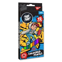 Олівці кольорові Yes Subsurf, 12 кольорів