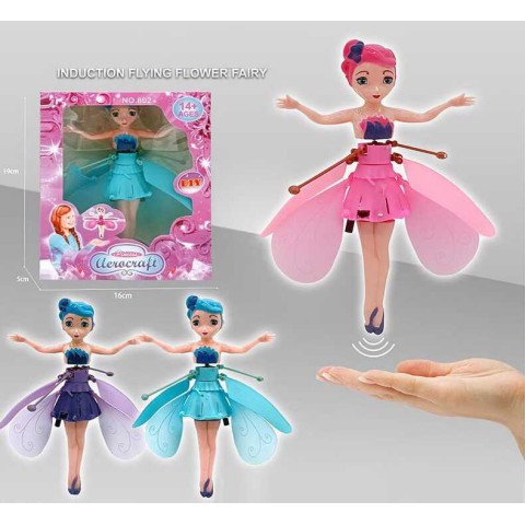 Лялька літаюча, 802, світло, датчики руху (В асортименті)