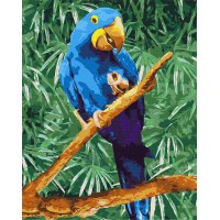 Набір для розпису по номерах Блакитне диво, 40x50 см, КНО4487