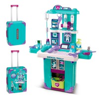 Набір лікаря, стіл-возик, 48x24x65 см, звук, світло, на бат.