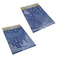 Наліпки для вікон Ялинка 30×44 см (в асортименті) 0932DSCN_