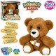 Тварина ведмедик 24 см музика українською пісні віршик сенсорний спить пляшечка M6215IUA