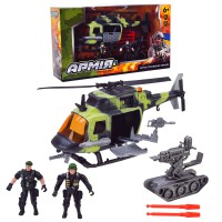 Військовий набір Вертоліт, аксесуари, 43x11.5x24.5 см