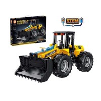 Конструктор Бульдозер 541 деталь гідравліка гумові шини FC9221