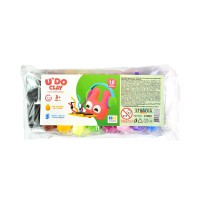 Набір для творчості з повітряною масою U’DO Clay, 41053, 10 кольорів, Strateg