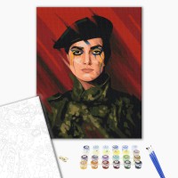 Набір для розпису по номерах Сила України ©Поліна Скурихіна, 40x50 см, BS53068