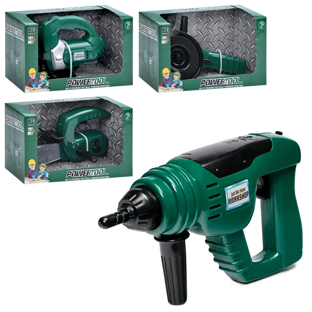 Набір інструментів рухливі деталі, 4вида (від 17см до 25см), на бат-ці, в кор-ке, 26,5-12,5-15см /24/