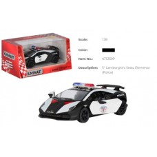 Модель легкова 5" kt5359wp lamborghini sesto elemento police