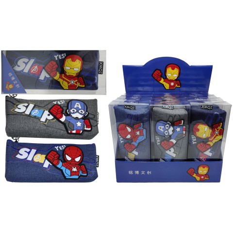 Пенал-косметичка Супергерой, PVC, Н-339 (В асортименті)