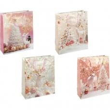 Пакет подарунковий "Новий Рік" 18х21,5х8см 2580-1, ціна за 6 шт. //