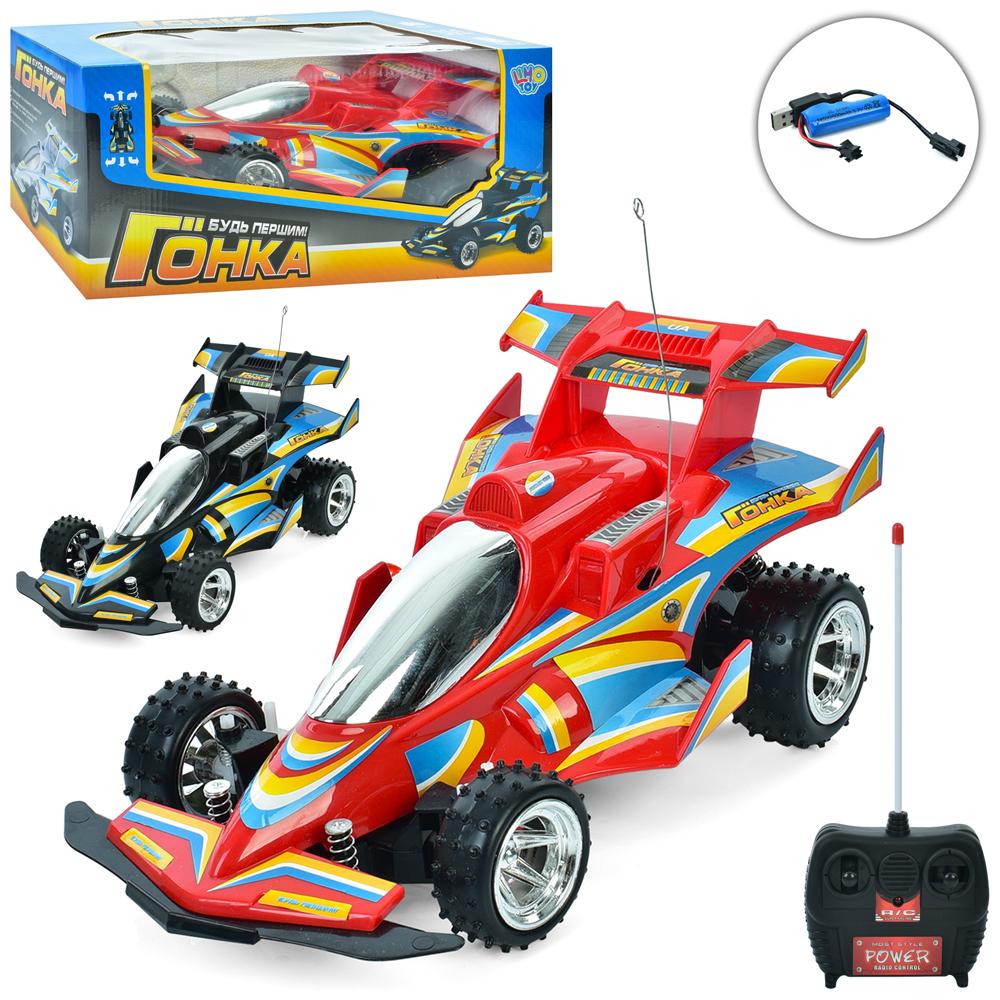 Р/К машина, акум, гонка, 29см, USBзарядне, мікс кольорів, в кор-ці, 37-16-17см /12/