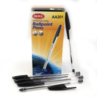 Ручка кулькова Beifa, чорна, 50 шт., 201AABK