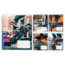А5/36 кл. 1В Skateboarding, зошит учнівський загальний, ціна за 15 шт. //