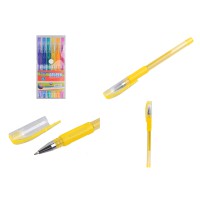 Набір гелевих ручок неон, 6 кольорів, F306-6