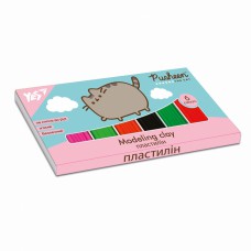 Пластилін yes, 6 кільк. 120г "pusheen"