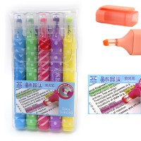 Набір текст-маркерів TY, 5 шт., прозорий кінчик, неон, PVC упаковка