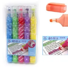 Набір текст-маркерів TY, 5 шт., прозорий кінчик, неон, PVC упаковка