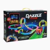 Автотрек на радіокеруванні, довжина траси 475 см, 227 деталей, машинка на р/у, 156