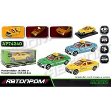 Машина мет. АВТОПРОМ 1:32 Mercedes Benz E300L (Taxi), батар,світло,звук,відкр.двері,кор. 19,5*9*9см /24-2/