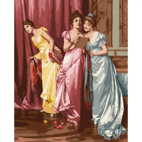 Набір для розпису по номерах Захоплюючий лист, 40x50 см, КНО7305