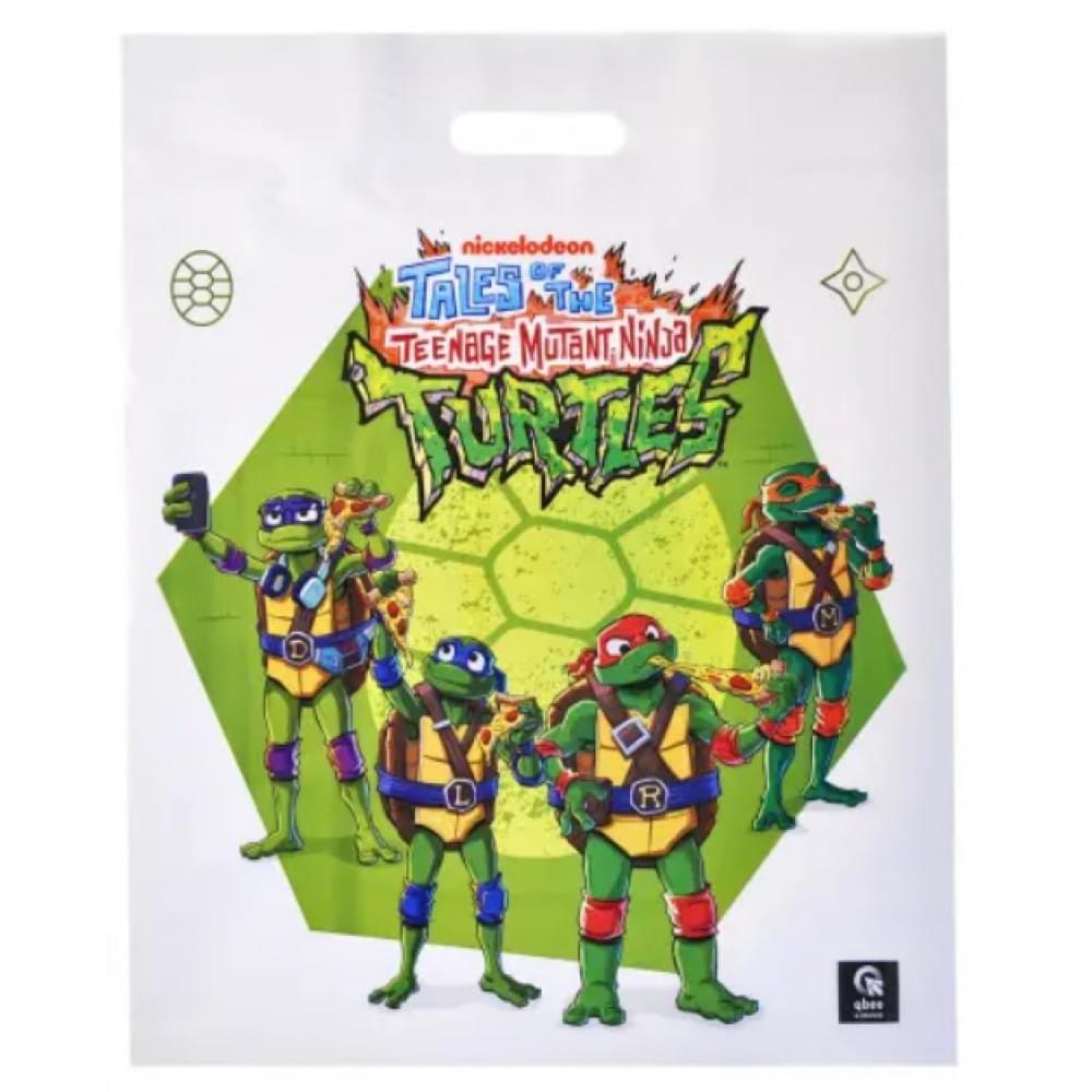 Пакет поліетиленовий (L) QB005-206 "Черепашки Ніндзя" р.50x40 см qbee 5 шт. в уп. //