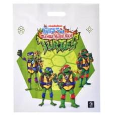 Пакет поліетиленовий (L) QB005-206 "Черепашки Ніндзя" р.50x40 см qbee 5 шт. в уп. //