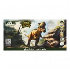 Пластилін кольоровий Zibi KIDS Line "DINO" 12 кольорів, 192г ZB.6279