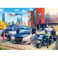 Пазл Кастор Поліцейська станція 100 елементів B-111176