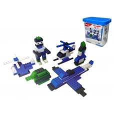 Конструктор Фламінго "Аеродром" 162 деталі, у пластиковому боксі 013888/09