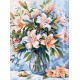 Набір для розпису по номерах Квіткова поема, 30x40 см, КНО3281