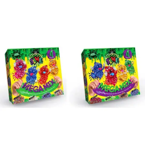 Набір для дослідів Crazy Slime 4в1 (українською/російською), Danko Toys