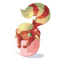 Набір для розпису по номерах Спортивна кішечка, 30x30 см, ES024