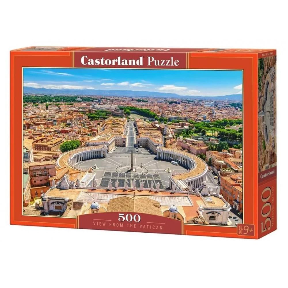 Пазл Castorland "Вид з Ватикану, Рим" 500 елементів, 47x33см B-53964