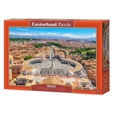 Пазл Castorland "Вид з Ватикану, Рим" 500 елементів, 47x33см B-53964