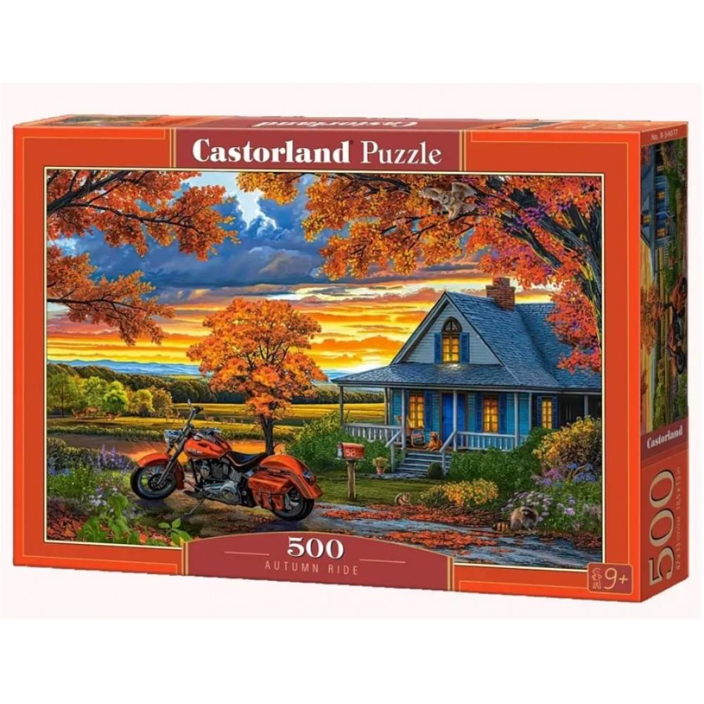 Пазл Castorland "Осіння поїздка" 500 елементів, 47x33см B-54077