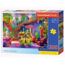 Пазл Castorland "Папуги в раю" 200 елементів, 40x29см B-222308