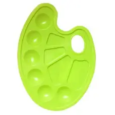 Палитра для рисования салатовая