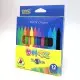 Мел восковой пластиковый Crayons, 12 цветов