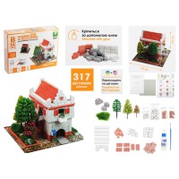 Будівельний набір для творчості з міні-цеглинок BLOCKY "Міні-Котедж", Strateg