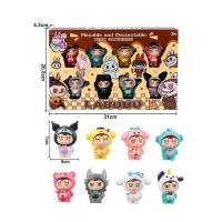 Набір героїв LABUBU 8 фігурок 7×5 см ZS222-107