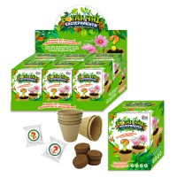 Ботанічні експерименти 4FUN Game Club, ґрунт, насіння, паперові горщики