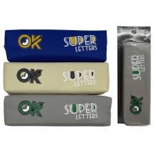 Пенал-косметичка "Ok! Super!" уп.PVC ,3в.(6*70)