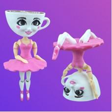 3D іграшка Балерина капучино 13см рухлива