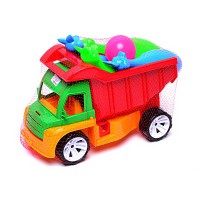 Вантажівка Алекс з кеглями зайці + 1 м'яч Бамсик 089