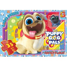 Пазли тм "g-toys" із серії "веселі мопси" (puppy dog pals), 35 ел. (MD400)