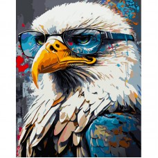 Картина за номерами  крутий орел strateg розміром 40х50 см (gs1291)