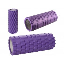 Масажер рулон для йоги, еva, розмір 33-14см, фіолетовий, кул, 14-33-14см
