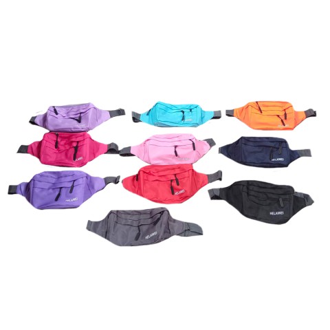 Сумка бананка, 36x17x8 см, 4 відділення, застібка-блискавка, MK5501 (В асортименті)