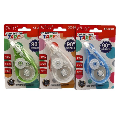 Коректор-стрічка, Ellott, 3001-XZ, 12 м х 5 мм
