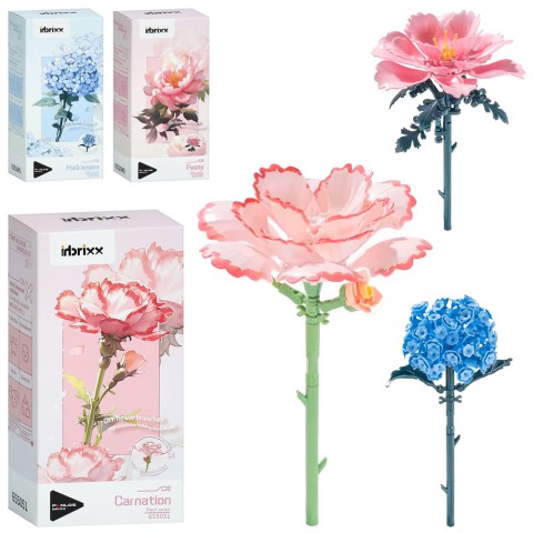 Конструктор Квітка, 655045-49-51, від 21 см, (В асортименті)